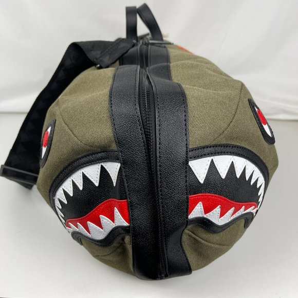 New Sprayground Call of Duty Shark Torpedo Duffle Bag - Picture 4 of 12